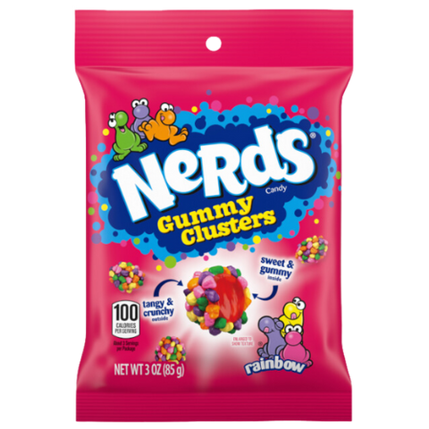 Nerds Rainbow Gummy Clusters *BAG* 12x85g dimarkcash&carry