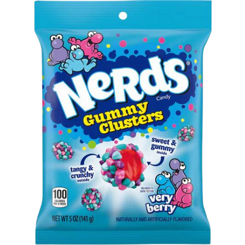 Nerds Very Berry Gummy Clusters *BAG* 12x141g(5oz) dimarkcash&carry