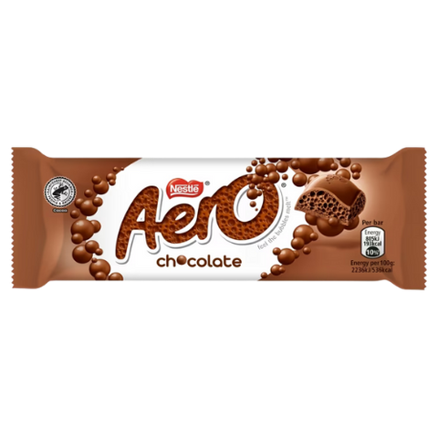 Aero Bubbly Milk Chocolate Bar 24X36G dimarkcash&carry