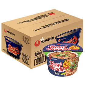 Nongshim Hot & Spicy Bowl Noodle 12X100G dimarkcash&carry