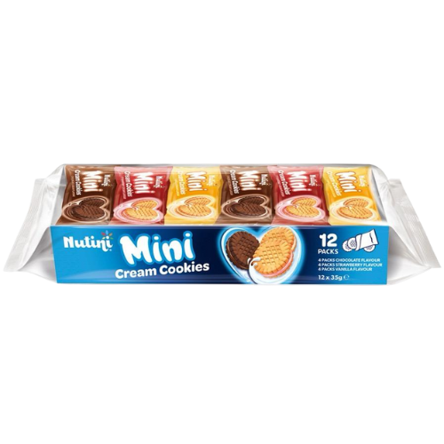 Nutini Mini Cream Cookies 12X(12X35G) dimarkcash&carry