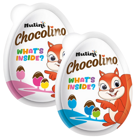 Nutini Chocolino Mega Egg 24X20G Blue&Pink dimarkcash&carry