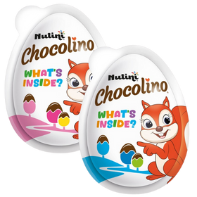 Nutini Chocolino Mega Egg 24X20G Blue&Pink dimarkcash&carry