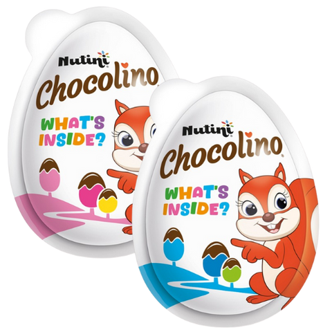 Nutini Chocolino Mega Egg 24X20G Blue&Pink dimarkcash&carry