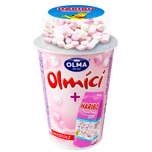 Olma Strawberry Yoghurt With Haribo Chamallows 20X111G dimarkcash&carry