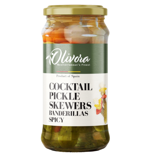 Olivora Cocktail Pickle Skewers 12X360G