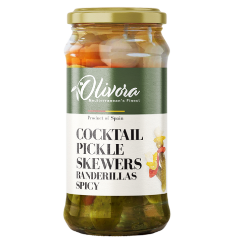 Olivora Cocktail Pickle Skewers 12x360g