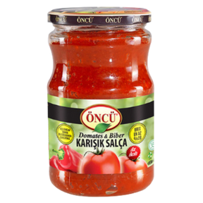 Oncu Mixed Tomato And Pepper Paste 12X370G dimarkcash&carry