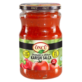 Oncu Mixed Tomato And Pepper Paste 12X370G dimarkcash&carry