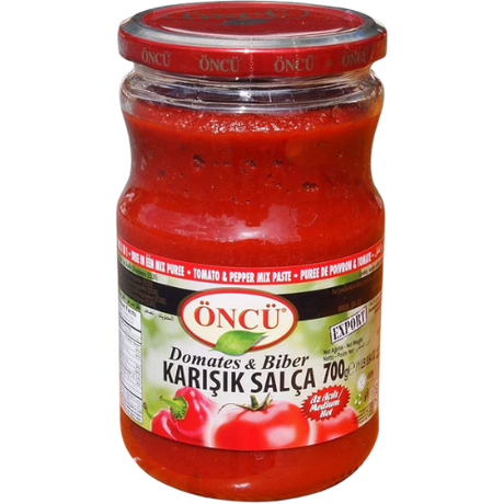Oncu Mixed Tomato And Pepper Paste 12X700G dimarkcash&carry