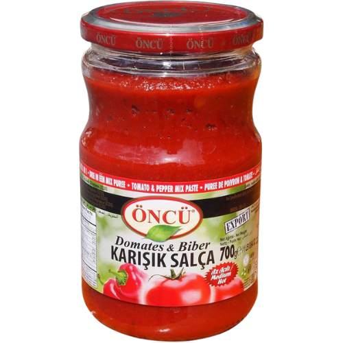 Oncu Mixed Tomato And Pepper Paste 12X700G dimarkcash&carry