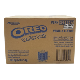Oreo Wafer Roll Vanilla Flavour 20X54G dimarkcash&carry