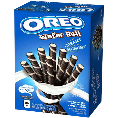 Oreo Wafer Roll Vanilla Flavour 20X54G