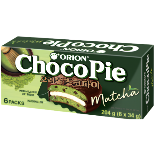 Orion Choco Pie Matcha 6pack 16X(6X39g) dimarkcash&carry
