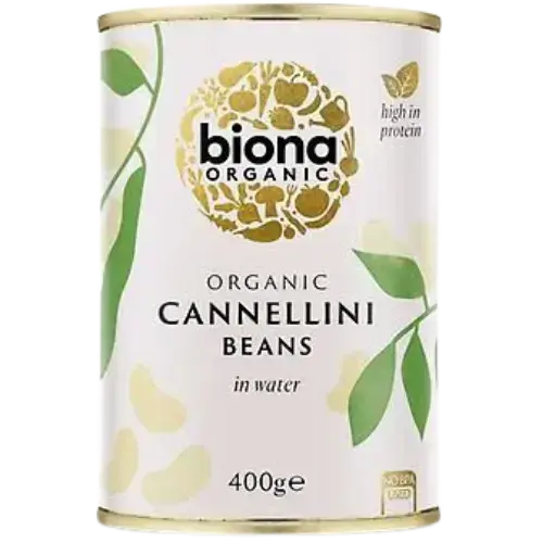 Organic Biona Cannellini Beans 6X400G dimarkcash&carry