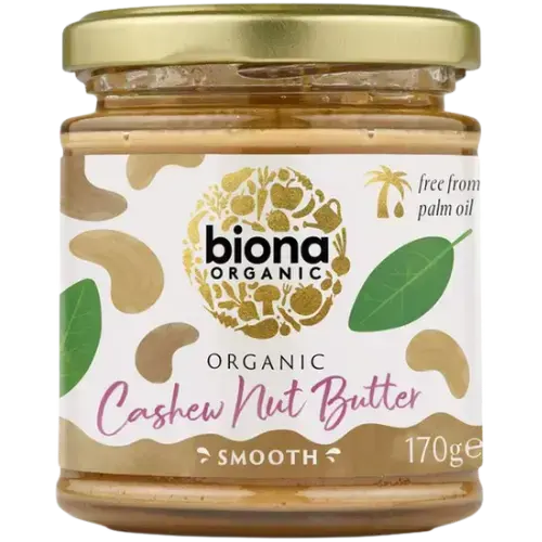 Organic Biona Cashew Butter 6X170G