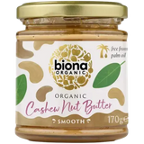 Organic Biona Cashew Butter 6X170G