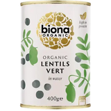 Organic Biona Organic Lentils Vert 6X400G