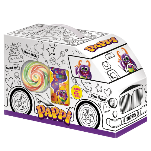Pappi Bus Paint Me Candy 12X200G dimarkcash&carry