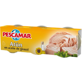 Pescamar Tuna in Sunflower Oil (80G X 3) X 32 dimarkcash&carry