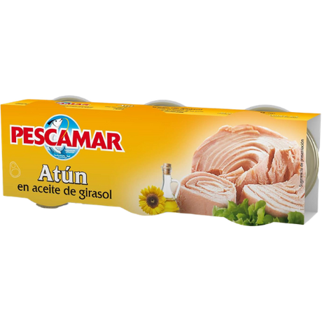 Pescamar Tuna in Sunflower Oil (80G X 3) X 32 dimarkcash&carry