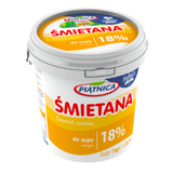 Piatnica Sour Cream 18% (6X1Kg) JULY OFFER dimarkcash&carry