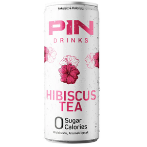 Pin Drinks Hibiscus Tea Can 24X250Ml dimarkcash&carry