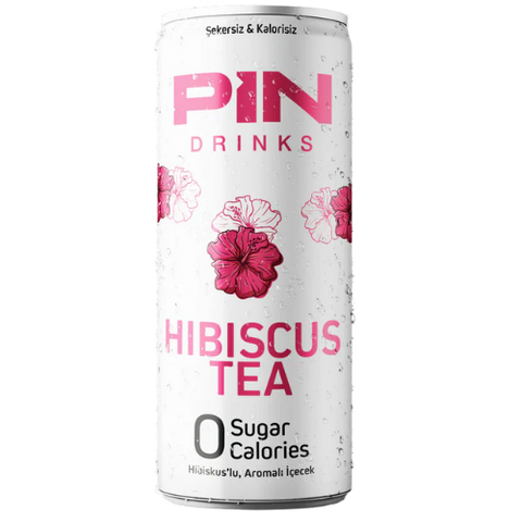 Pin Drinks Hibiscus Tea Can 24X250Ml dimarkcash&carry