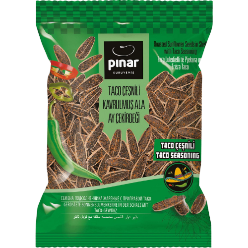 Pinar *Taco* Flavored Sunflower Seeds 26x100g dimarkcash&carry