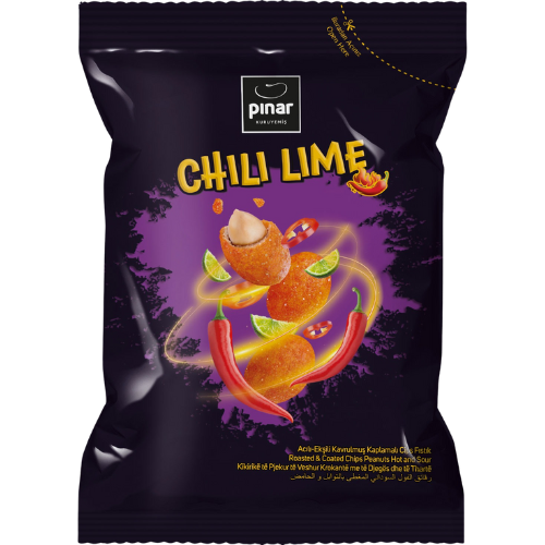 Pinar Coated Peanuts Chili Lime 26X100G dimarkcash&carry