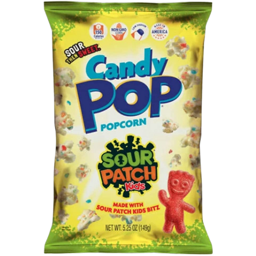 Candy Pop Sour Patch Popcorn 12X149G