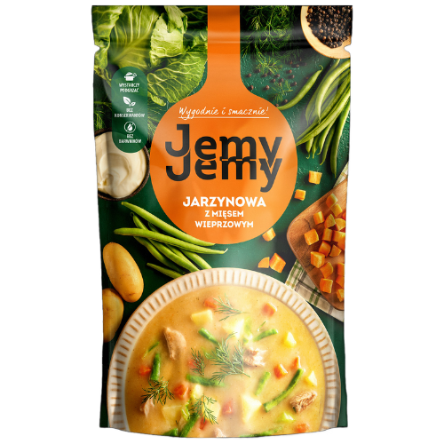 Jemy Jemy Vegetable Soup With Pork Meat 6X450G Jarzynowa dimarkcash&carry