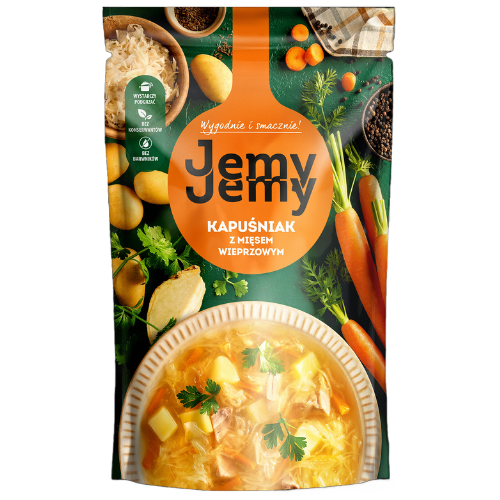 Jemy Jemy Sauerkraut Soup With Pork Meat 6X450G Kapusniak dimarkcash&carry