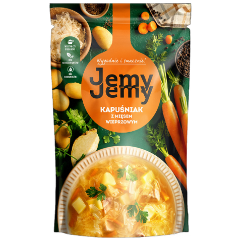 Jemy Jemy Sauerkraut Soup With Pork Meat 6X450G Kapusniak dimarkcash&carry