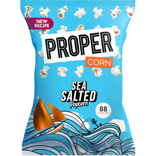 Proper Popcorn *lightly Sea Salted* 8x70g