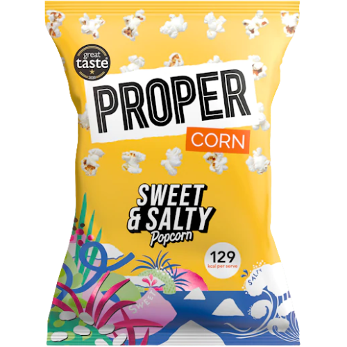 Proper Popcorn *sweet & Salty* 8x90g