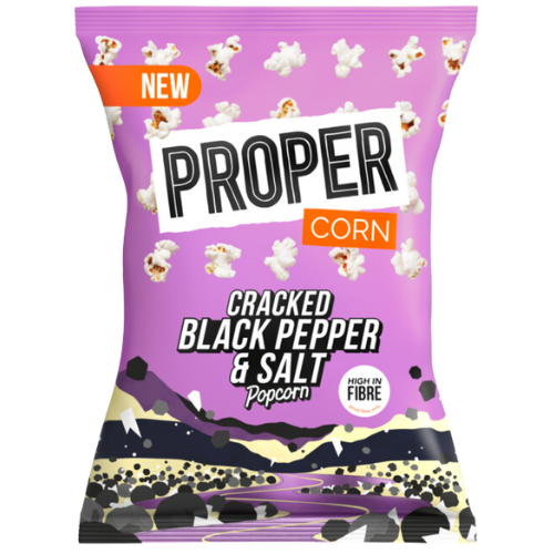 Proper Popcorn *Black Pepper & Salt* 8x70g dimarkcash&carry