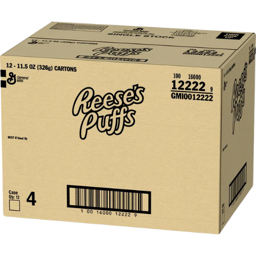 Reese's Puffs Cereal 12x326g (11.5oz) dimarkcash&carry