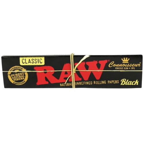 Raw Black Connoisseur With Tıps 24 Pack dimarkcash&carry