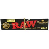 Raw Black Connoisseur With Tips 24 Pack