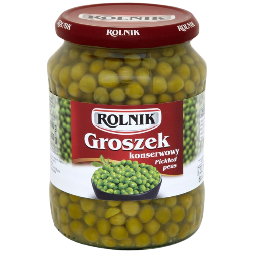 Rolnik Pickled Peas 6X720Ml dimarkcash&carry