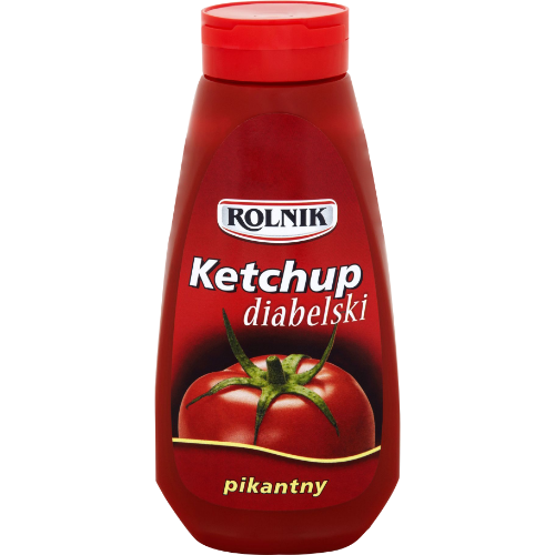 Rolnik Hot Diabelski Ketchup 8X500Ml dimarkcash&carry