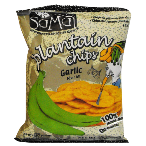 Samai Plantain Chips Garlic 6X75G dimarkcash&carry
