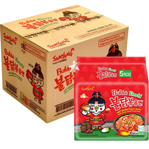Samyang Buldak Kimchi Chicken Ramen 8X5X140G dimarkcash&carry