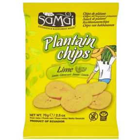 Samai Plantain Chips Lime 6X75G dimarkcash&carry