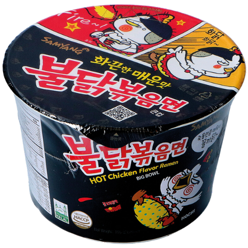 Samyang Buldak Hot Chicken Ramen Big Bowl 16X105G dimarkcash&carry