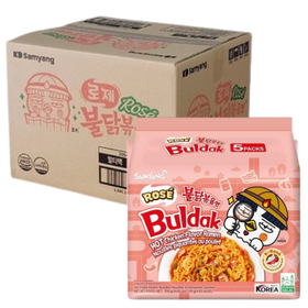 Samyang Buldak Rose Hot Chicken Ramen 8X(5X140G) dimarkcash&carry