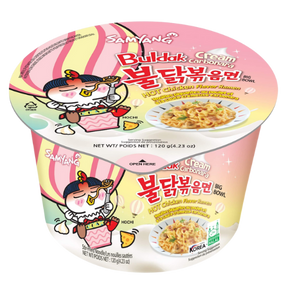 Samyang Buldak *Cream Carbonara* Hot Chicken Ramen Big Bowl 16x105g dimarkcash&carry