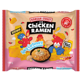 Kost Spicy Caronara Chicken Fried Noodle 24X130G dimarkcash&carry