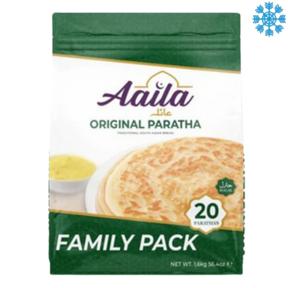 Aaila Plain Paratha MP 6x1.6kg (20pcs) - Collection Only Frozen Product dimarkcash&carry